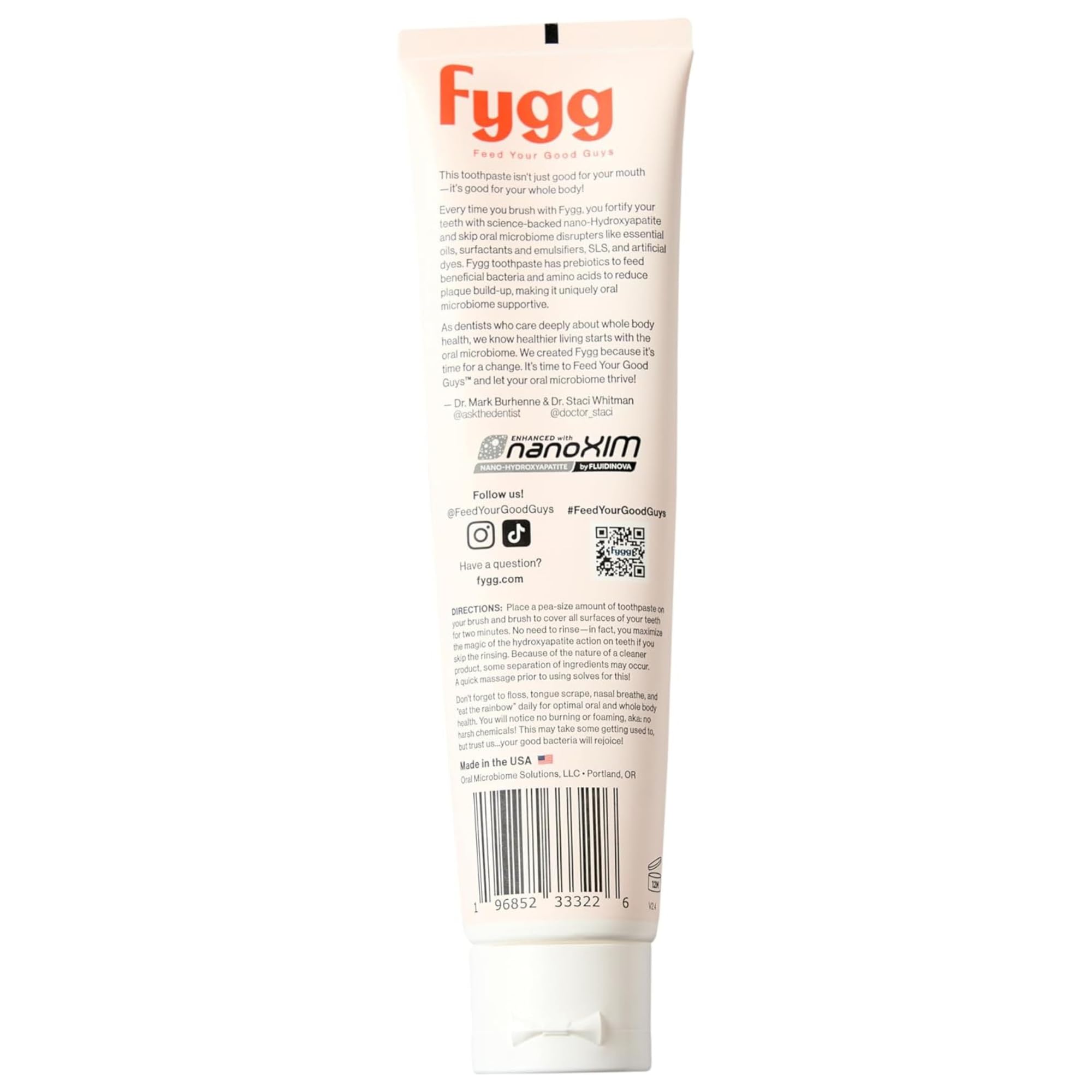 Fygg morning brushing scene showcases refreshing coconut cream experience