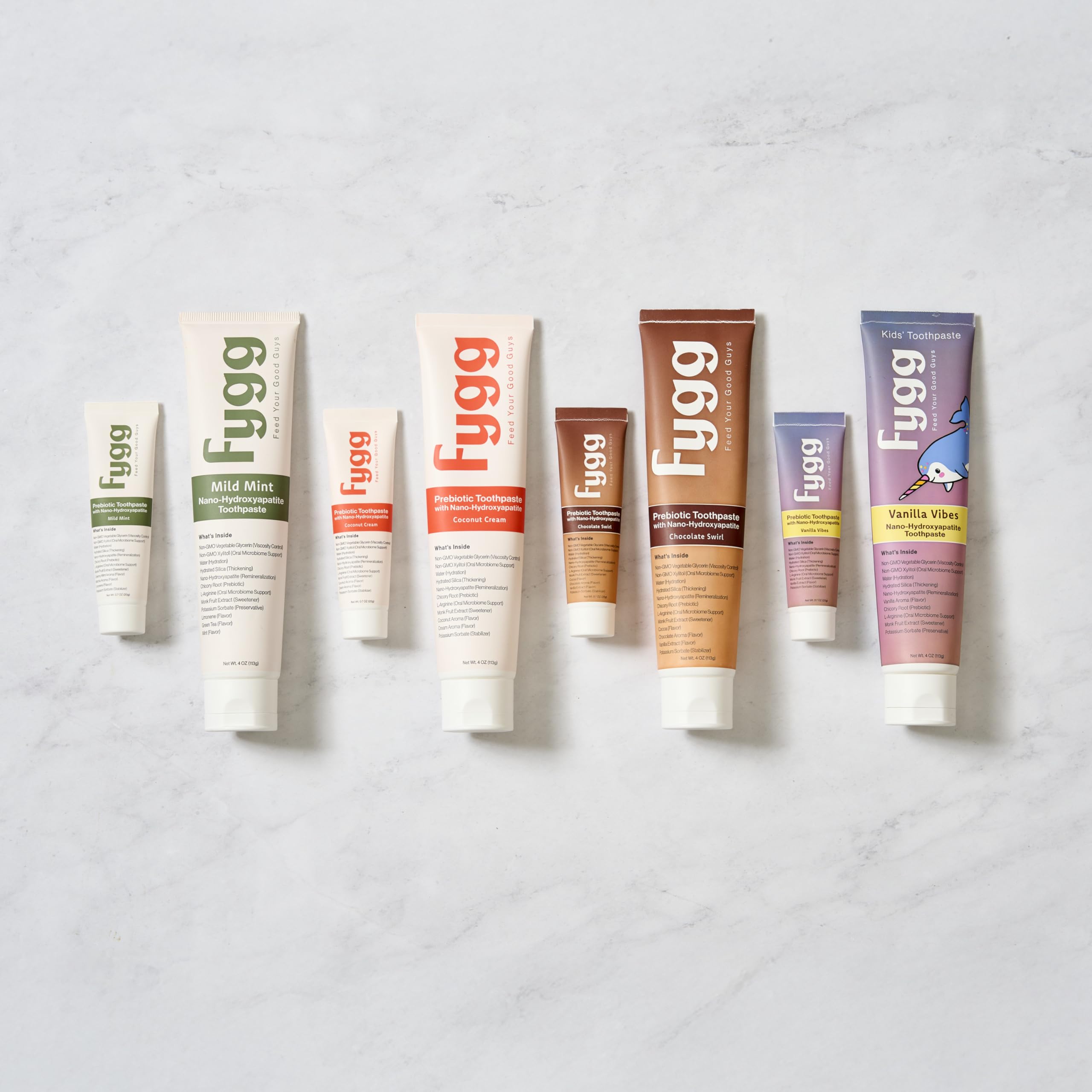 Fygg toothpaste suitable for kids and adults in daily use