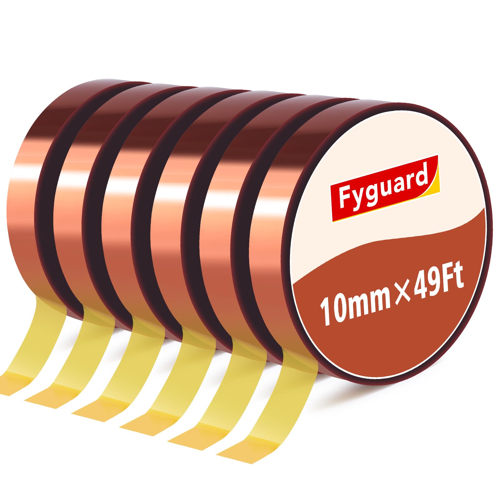 Fyguard heat-resistant tape roll for high-temperature masking and bonding