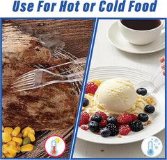 FYIN-HONG fork close-up highlights sturdy, disposable design for everyday meals.