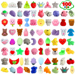 fyjous assorted-animal squishies for kids with vibrant sensory play