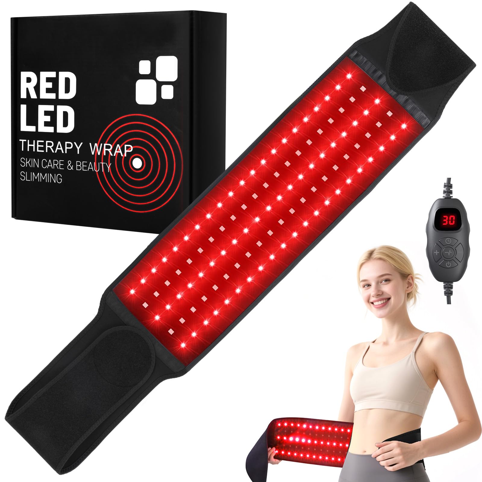 fyovuv red light belt 850nm panel provides deep infrared comfort for joints