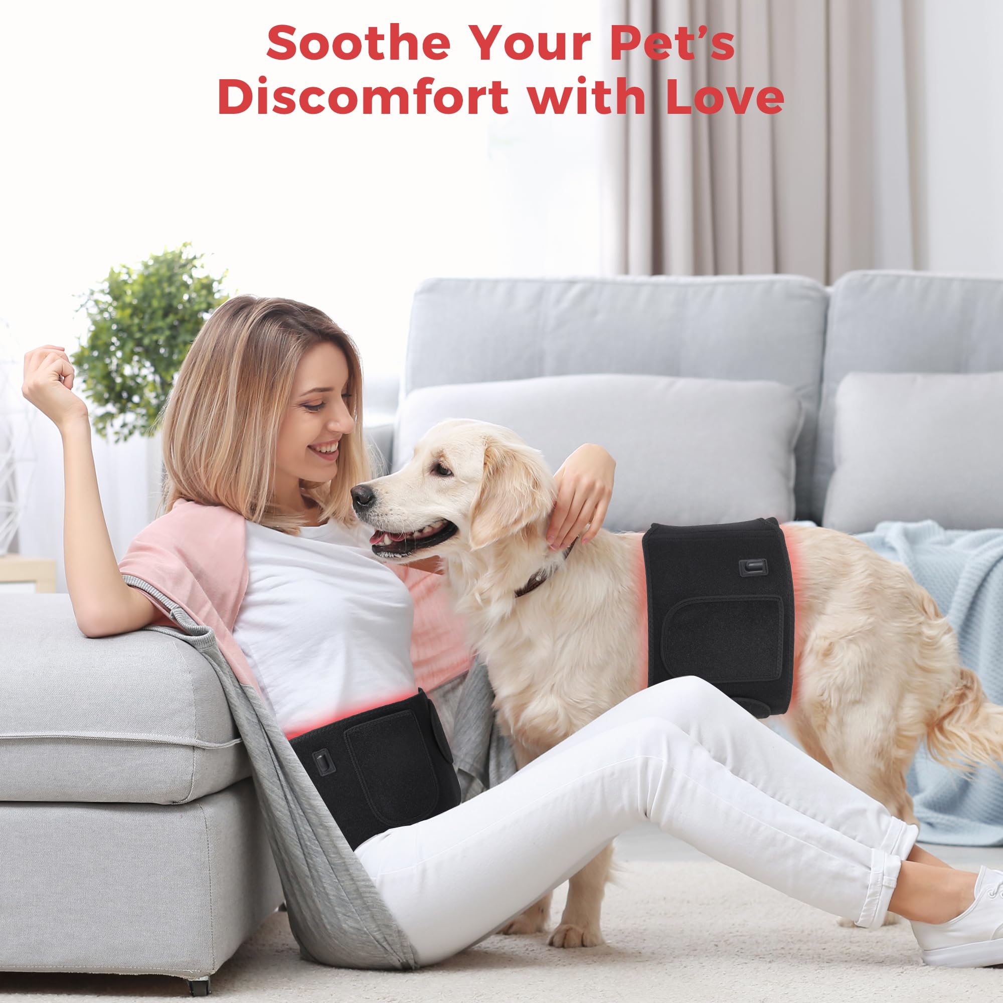 fyovuv red light belt compact design suitable for home or travel