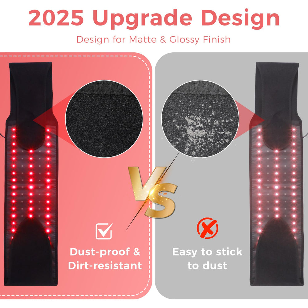 fyovuv red light belt settings display showing four modes