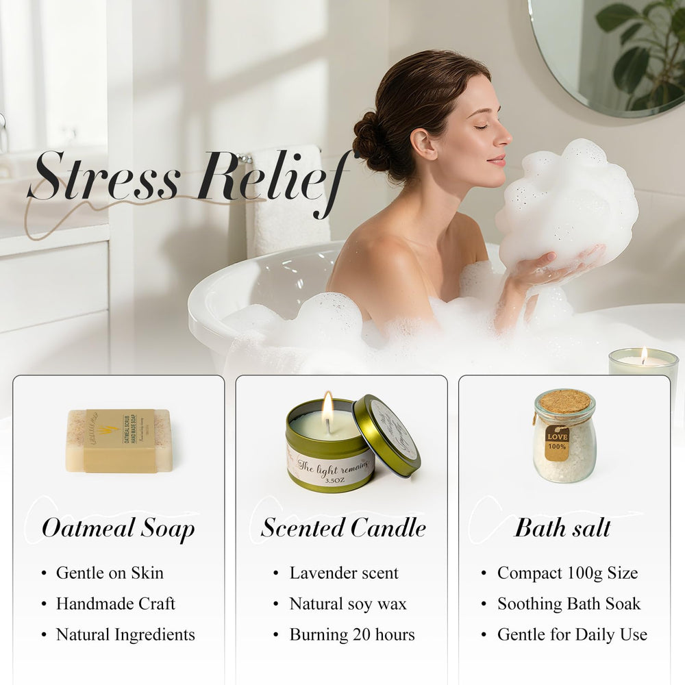 Fyroax sympathy gift basket bath salts for relaxing moments during tough days