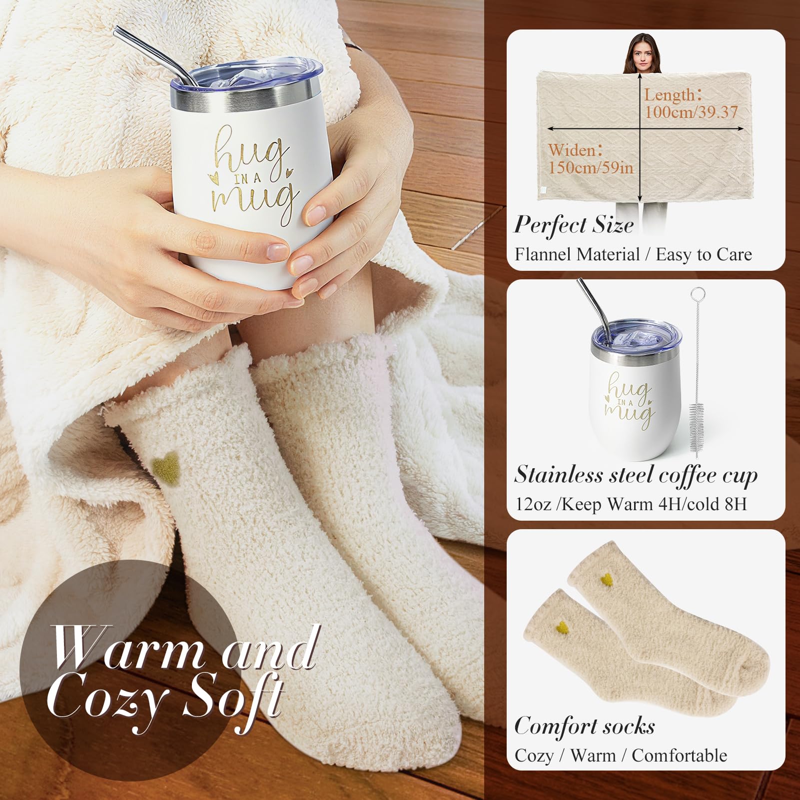 Fyroax sympathy gift basket ceramic mug ideal for hot drinks and reflection