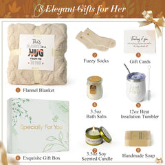 Fyroax sympathy gift basket plush blanket offers warmth and quiet solace