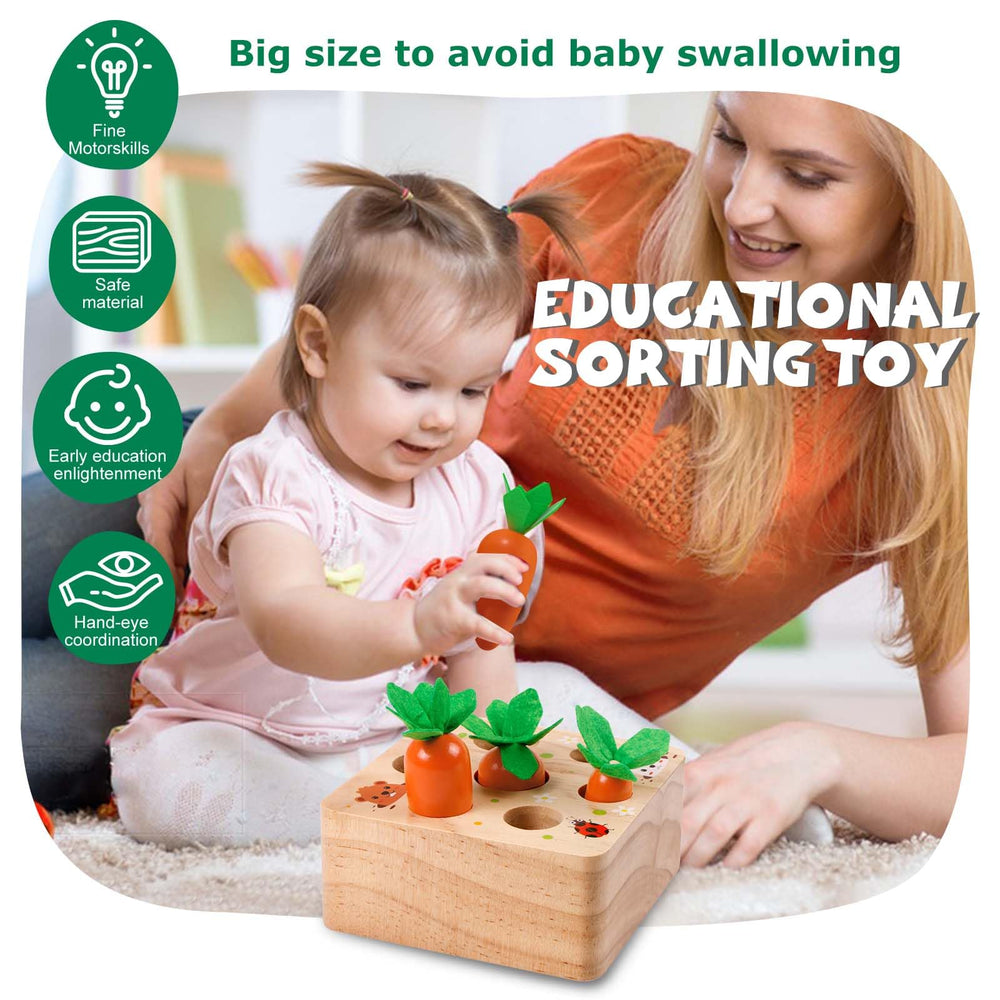 FZHZZ baby gift idea: carrot harvest game ideal for holidays and birthdays