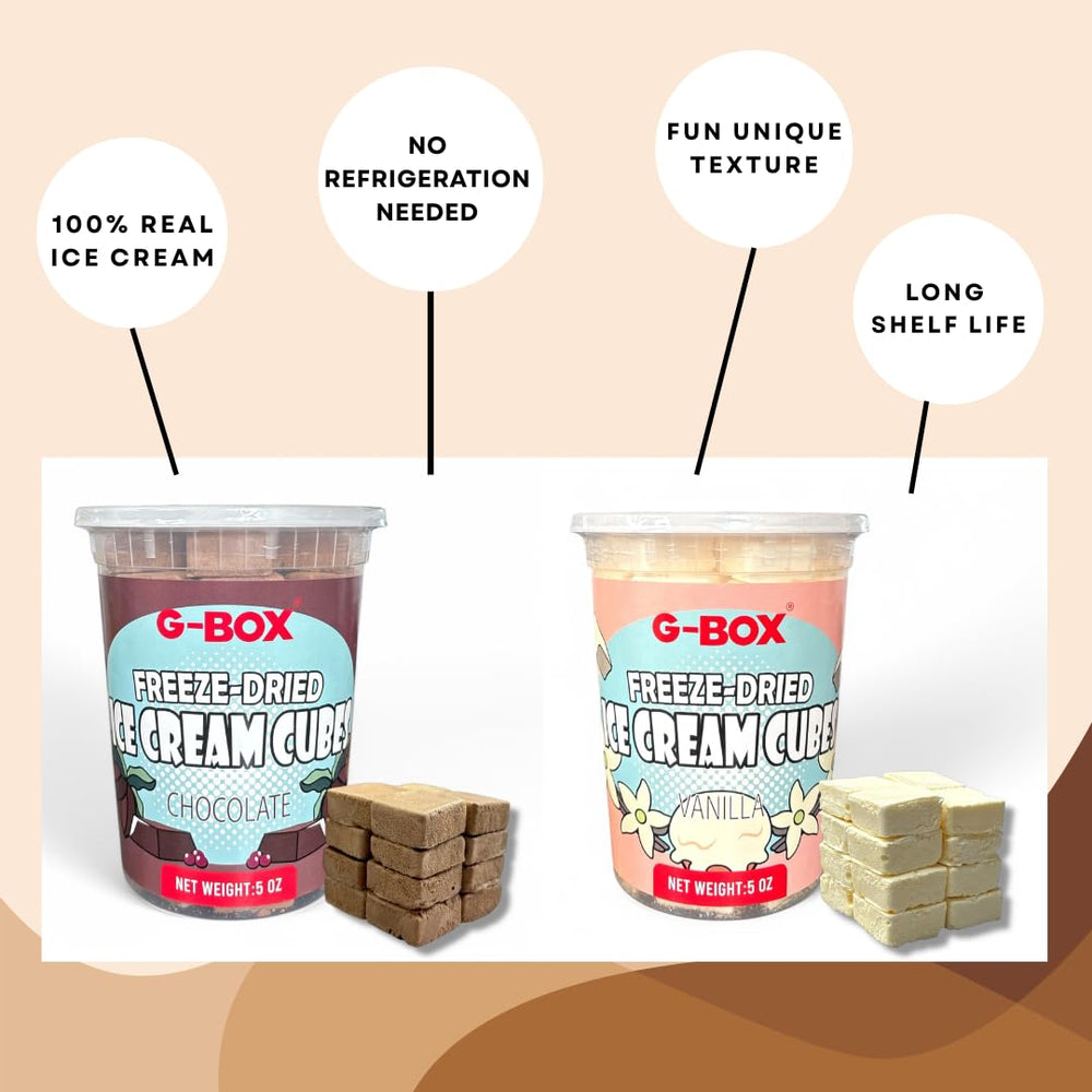 Vanilla cubes in a cup for a mess-free treat.