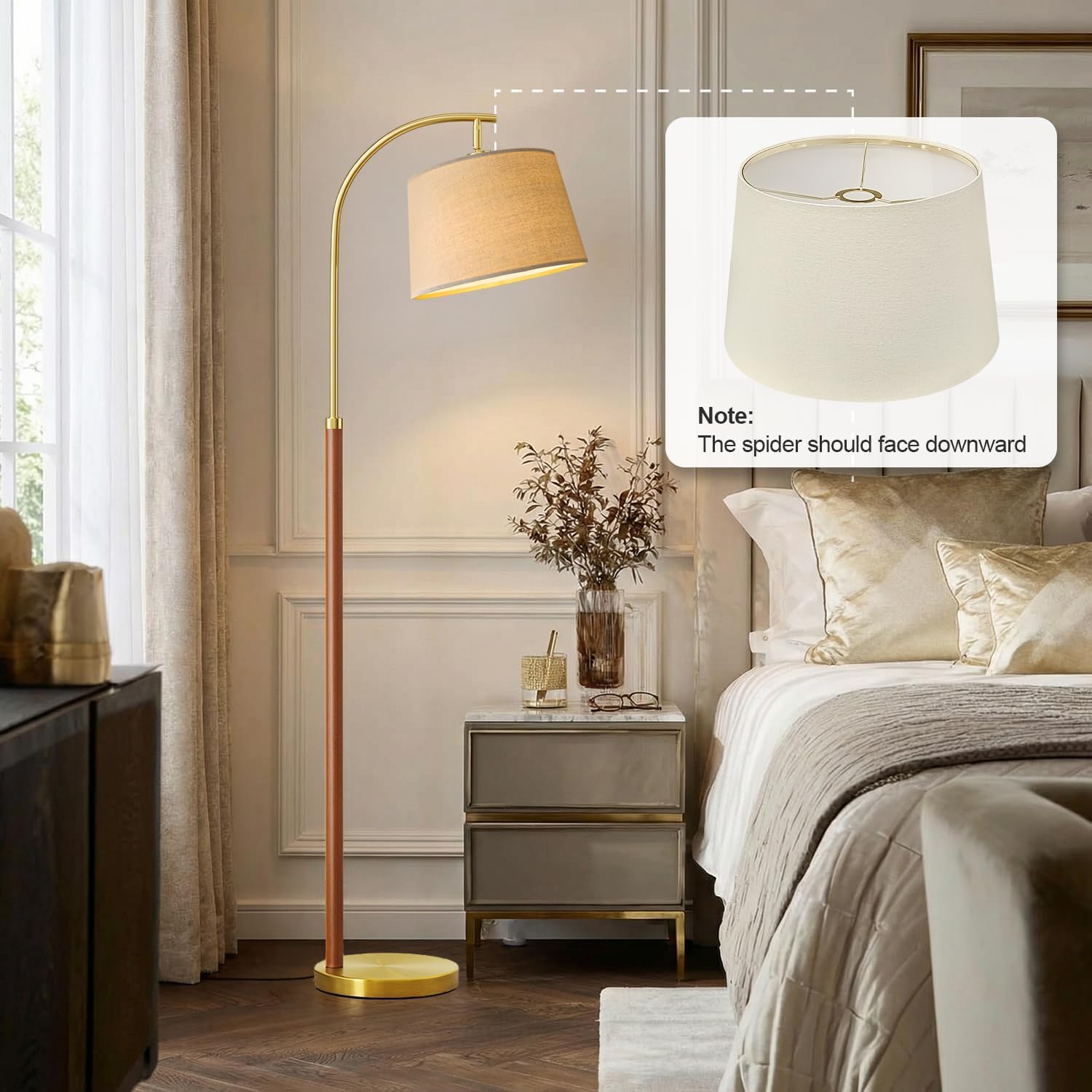 G-SAFAVA tall lamp complements living rooms and nurseries