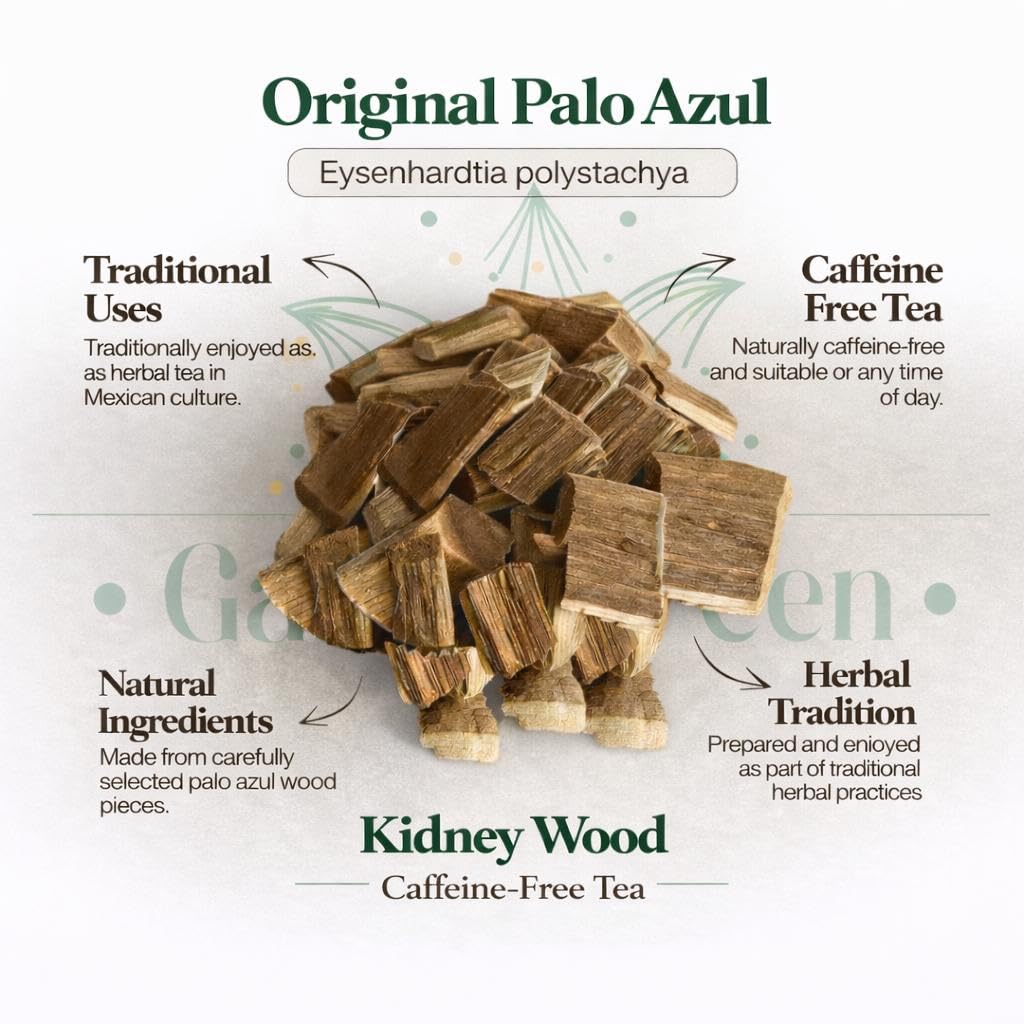 Gabio Green vegan, additive-free kidneywood tea is plant-based.
