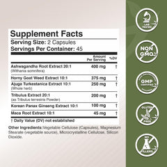 GADE NUTRITION Panax Ginseng capsules for steady energy through workouts.