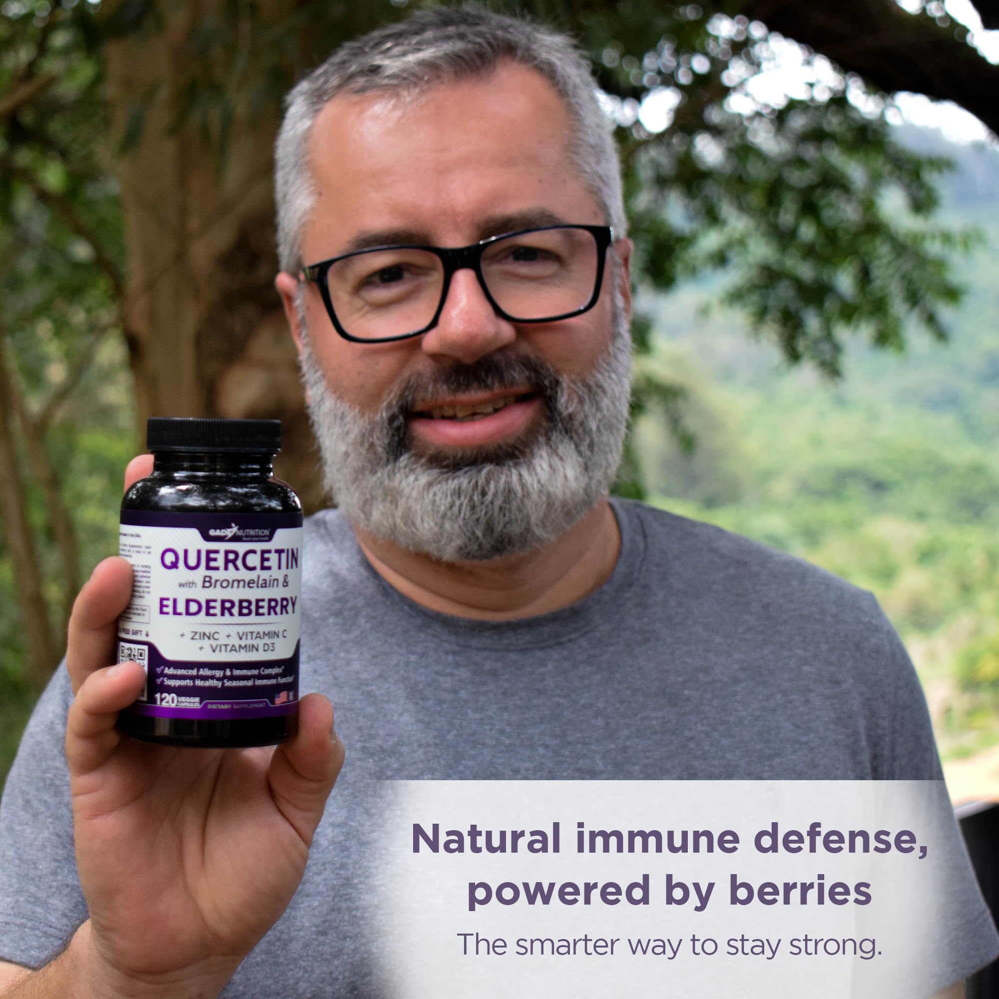 Gade Nutrition Vitamin D3 and Zinc icons illustrating immune function and daily balance.