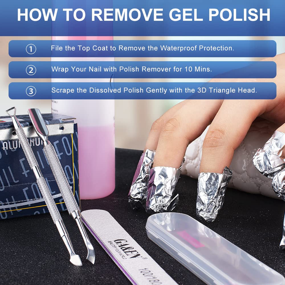 GA&EN home and salon use kit for nail care efficiency.