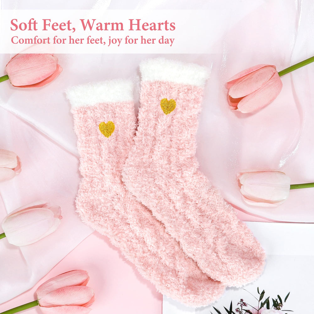Gagalico birthday socks provide cozy comfort for her special day.