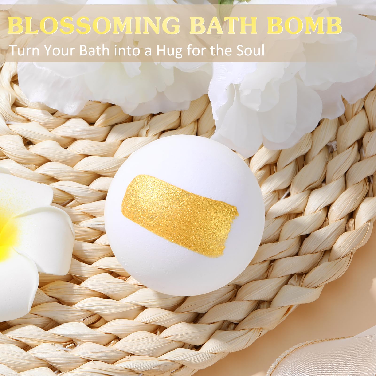 Gagalico bluebell bath bomb delivers a soothing spa moment