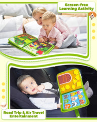 Gagule Busy Book feeding vegetables panel boosts hand-eye coordination during playtime