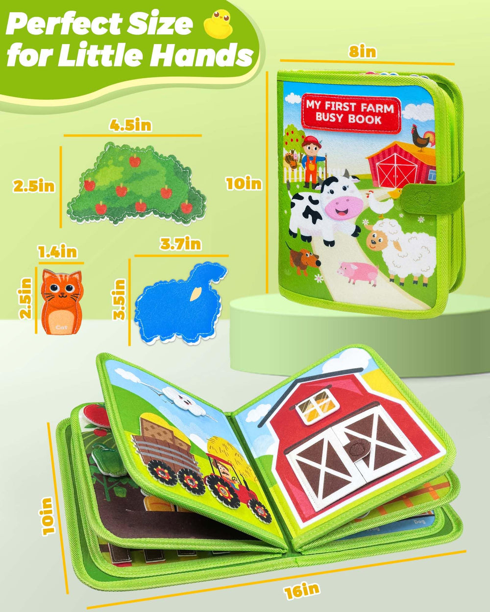 Gagule Busy Book travel-ready design for quiet, educational travel moments