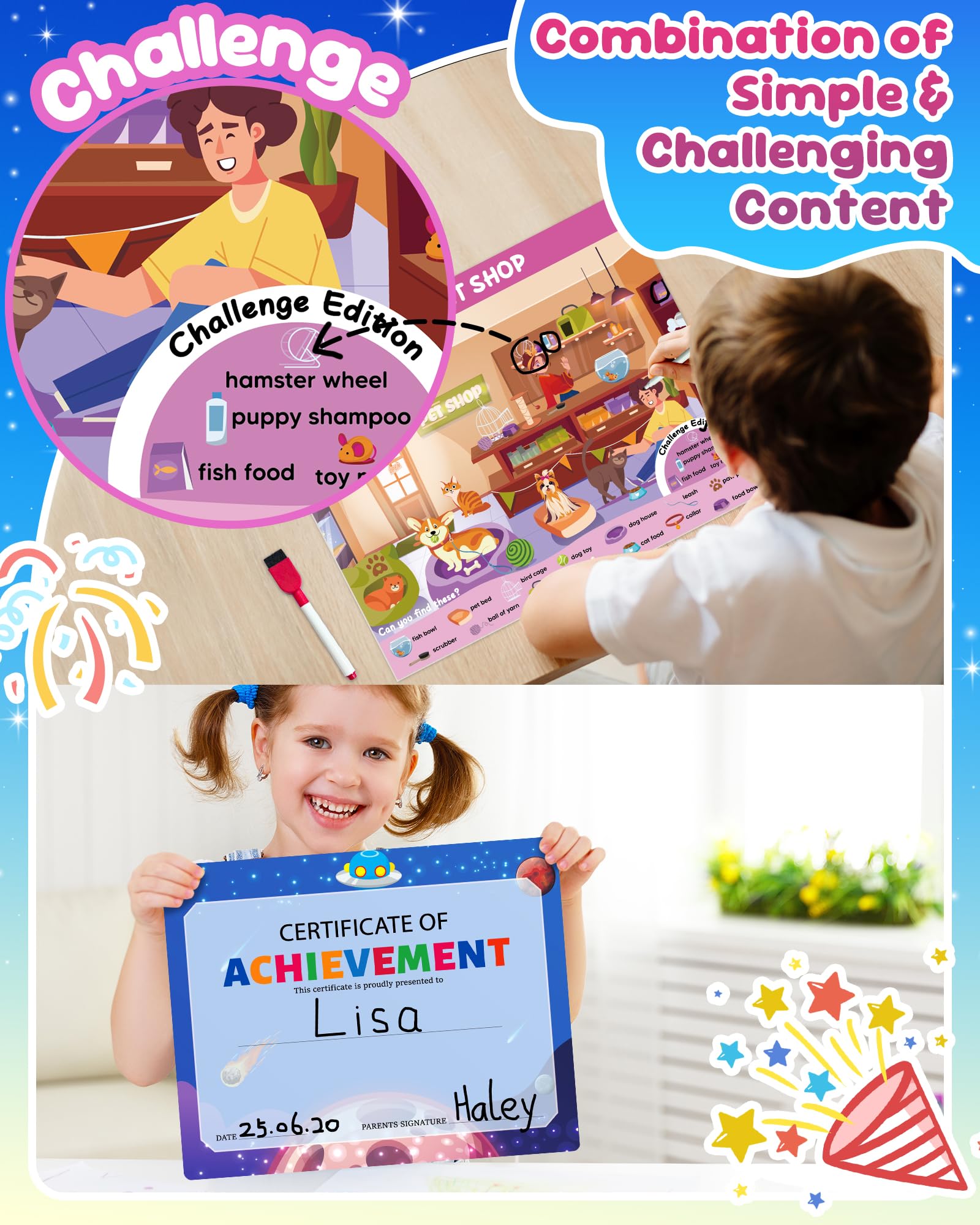 Gagule markers set enables marking discoveries during play