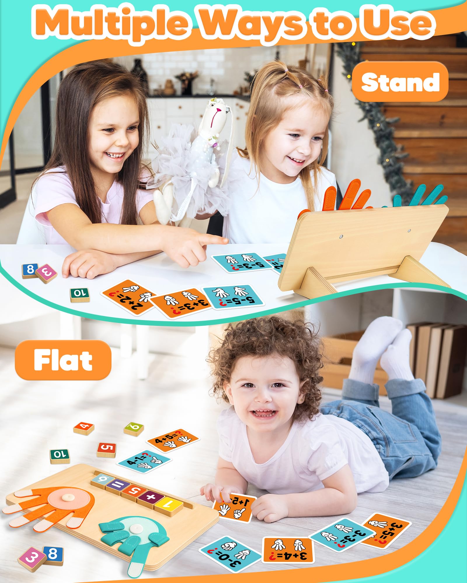 Gagule holder keeps pieces organized for quick learning sessions.