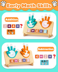 Gagule number counting blocks enable tactile visual math practice.