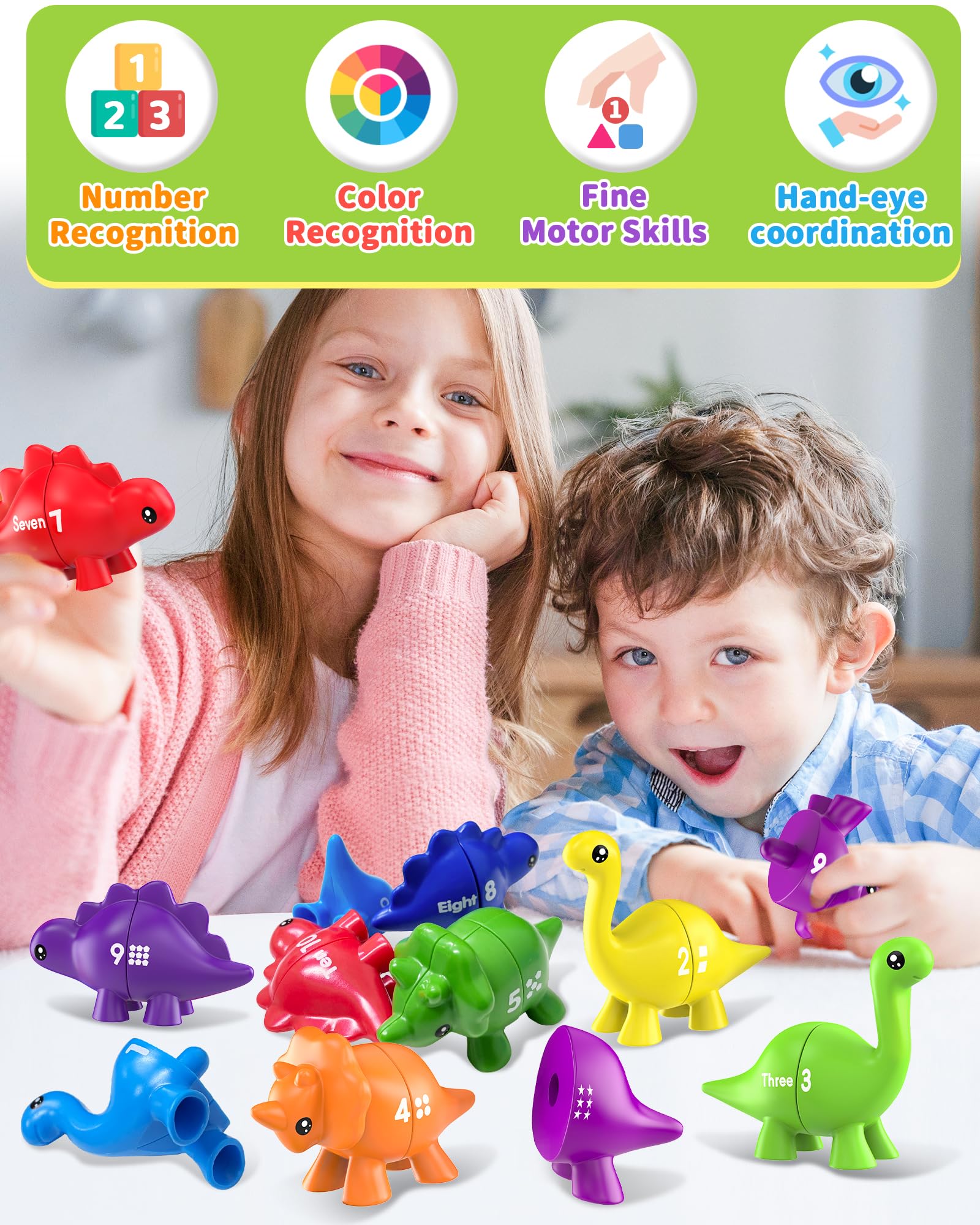 Gagule Montessori-inspired toddler digits learning toy encourages recognition through play