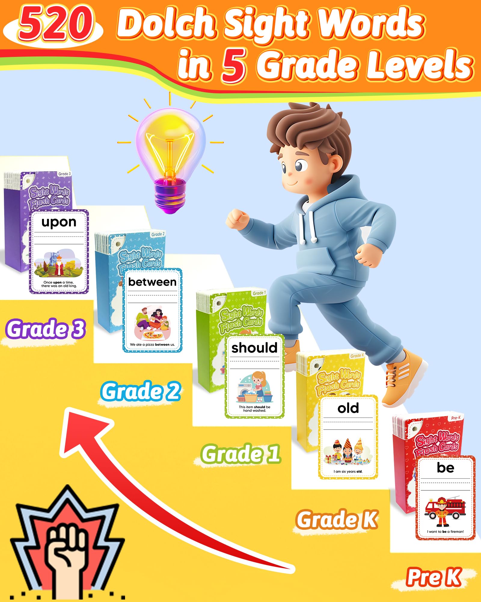 Gagule writing section example sentence supports spelling and writing skills.
