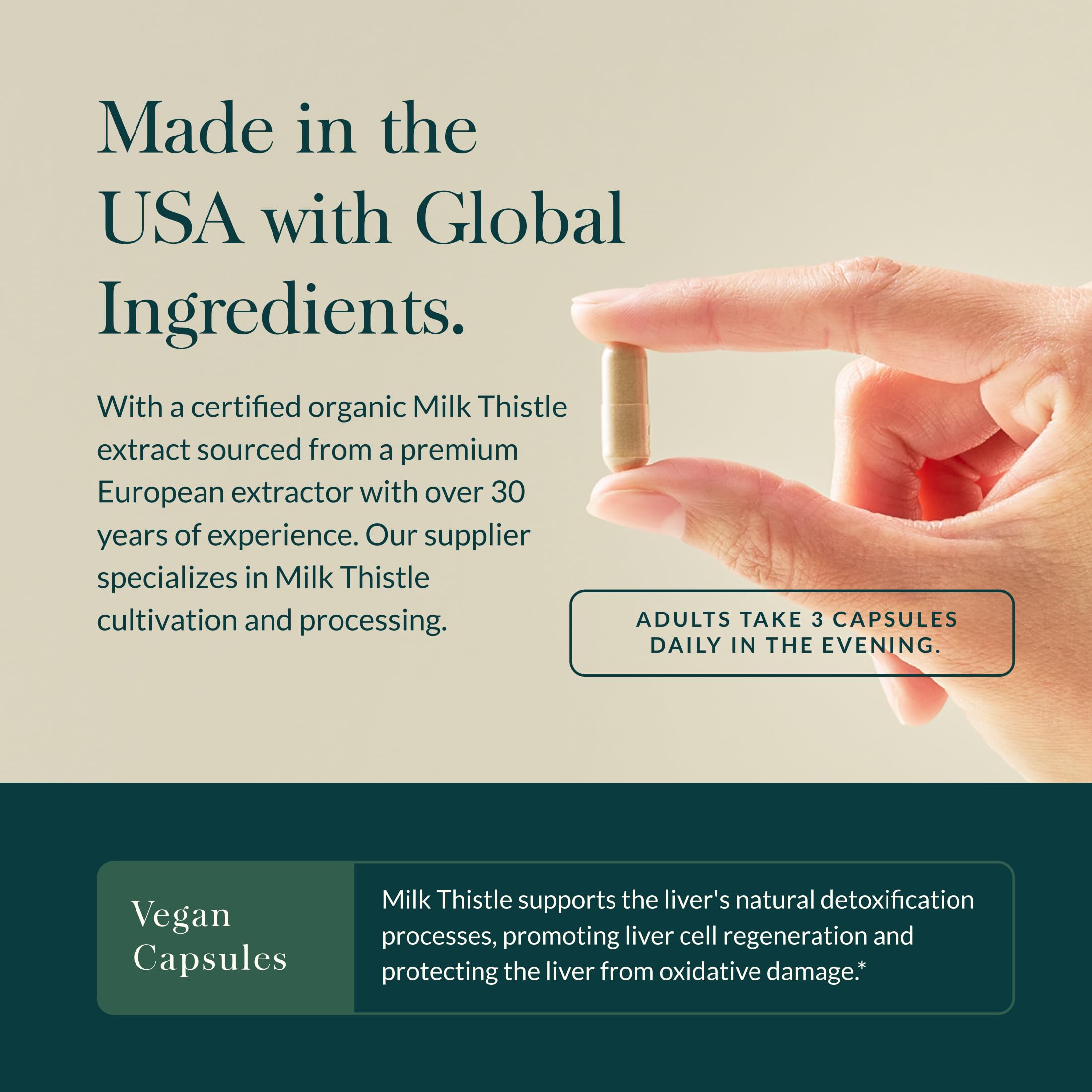Gaia Herbs Milk Thistle full-spectrum extract visualizing potency.