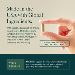 Gaia Herbs Milk Thistle full-spectrum extract visualizing potency.
