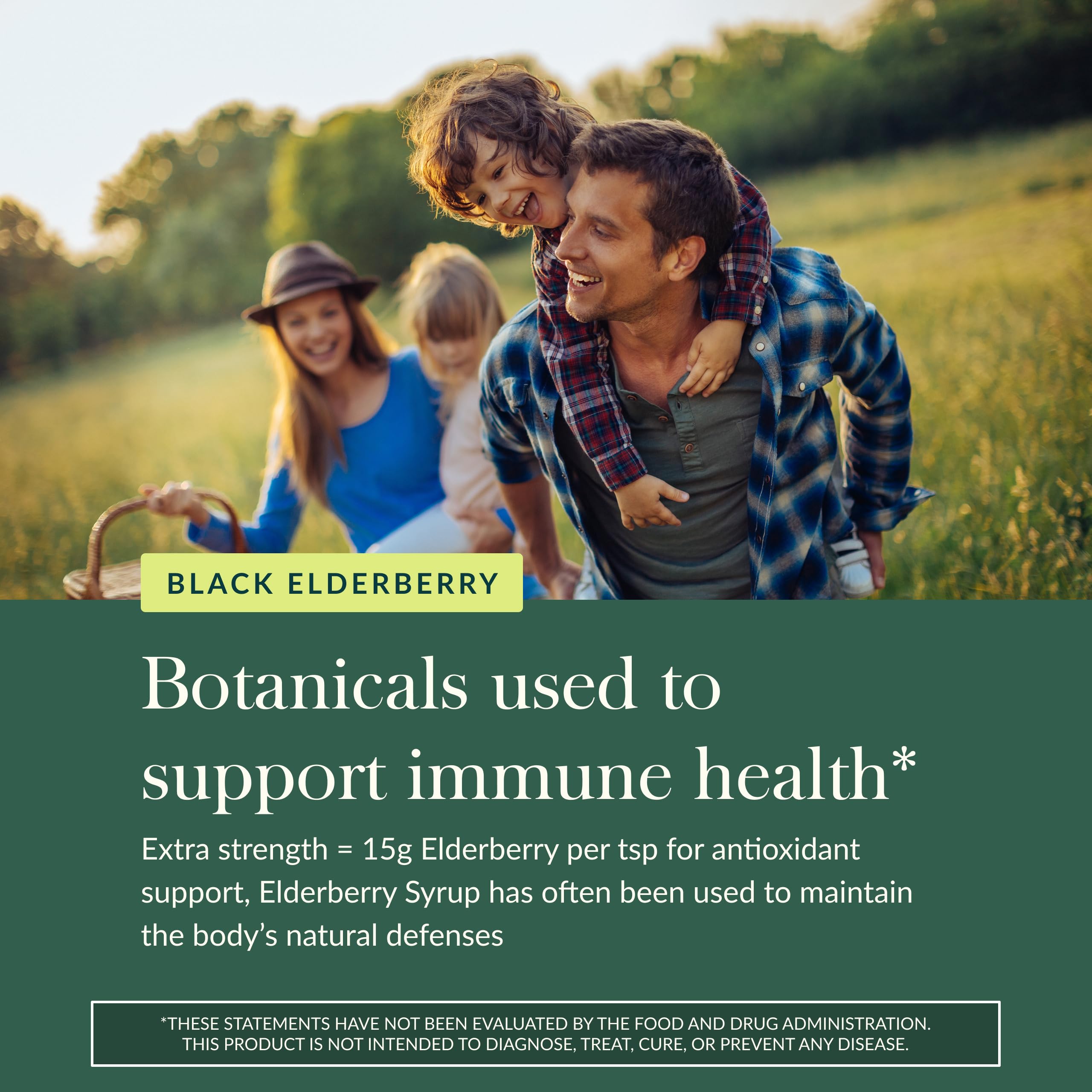 Patented filtration concentrates elderberry extract for potency.