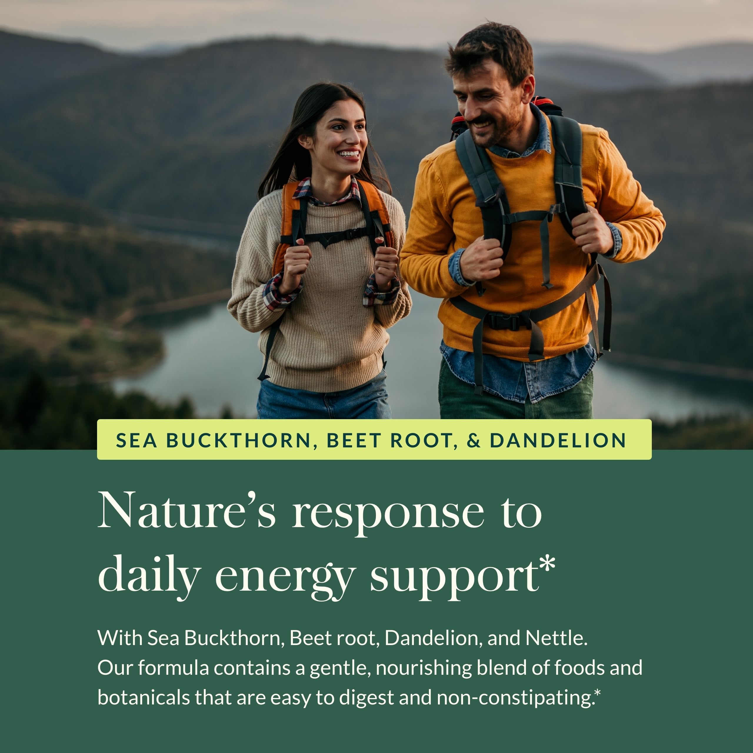 Gaia Herbs Plant Force Liquid Iron with star anise aroma enhancing flavor.