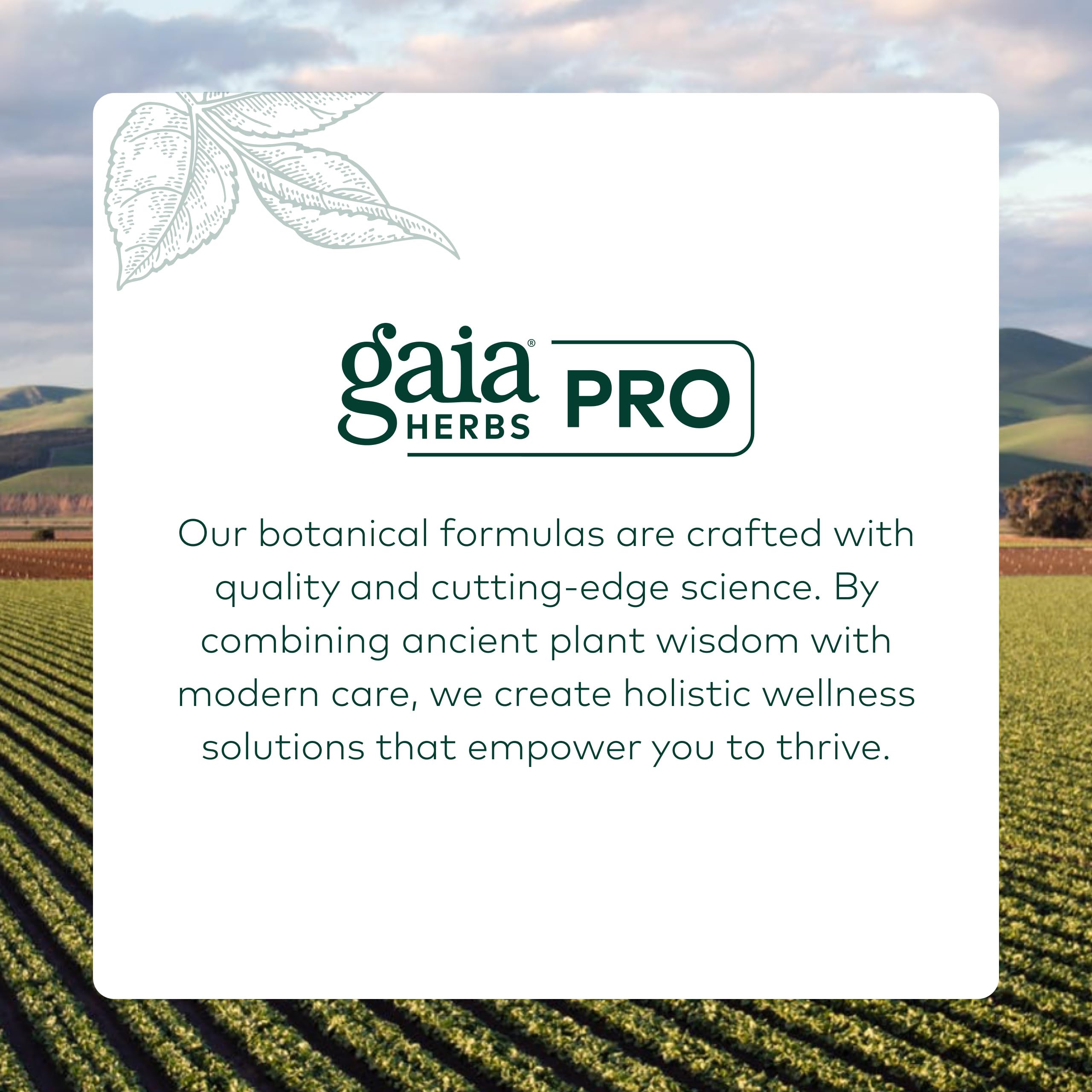 Daily wellness ritual with Gaia Herbs PRO Vitex Pro.