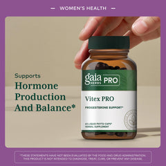 Organic chaste tree berry extract label highlighting potency.