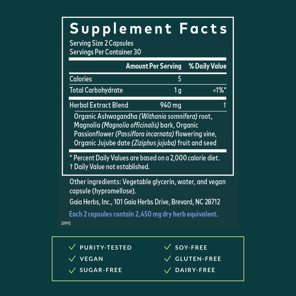 Ashwagandha root with SleepThru bottle for calming rituals