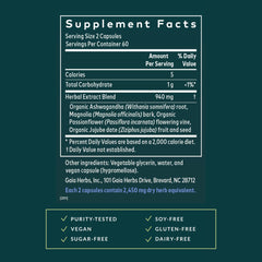 Gaia SleepThru packaging signals natural sleep support.
