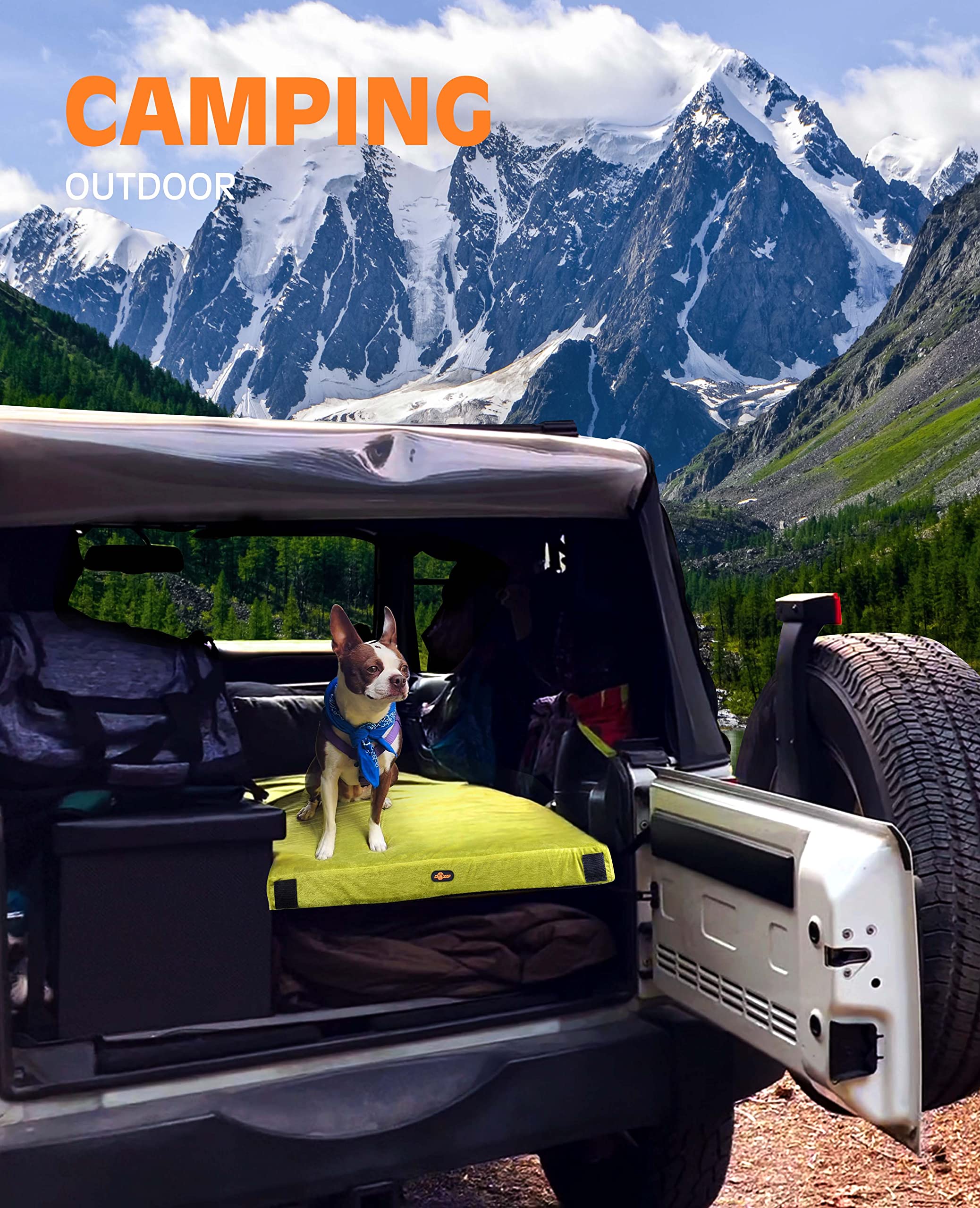 Gaialoop waterproof coating on top and bottom protects foam from moisture