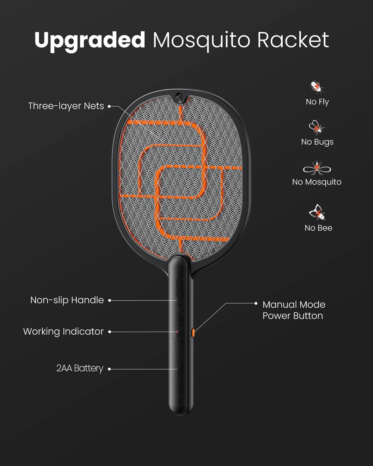 Gaiatop indoor-outdoor-use zapper ready for any setting.