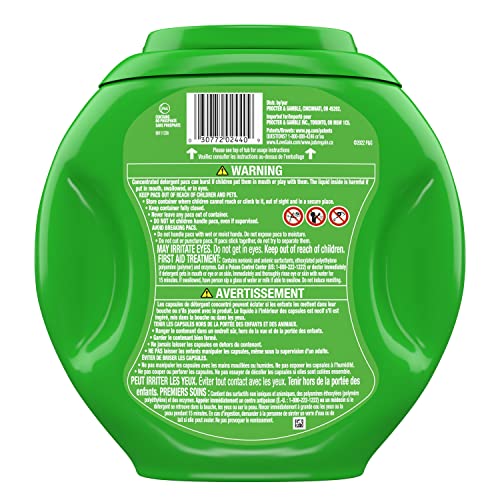 Gain Flings 3-in-1 pods, compact and powerful, delivering clean clothes with odor removal.