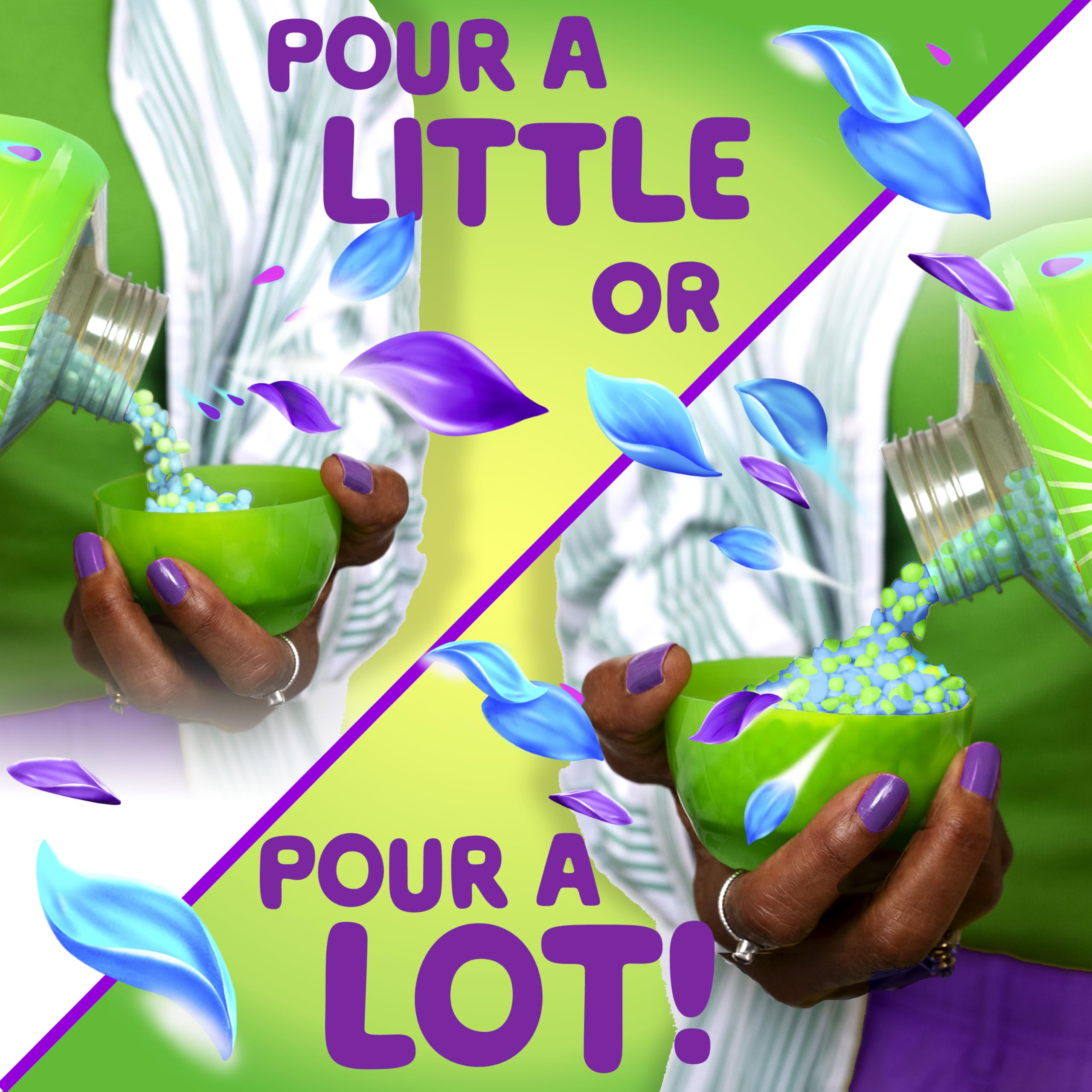 Laundry after wash with Gain Odor Defense delivering a vibrant scent