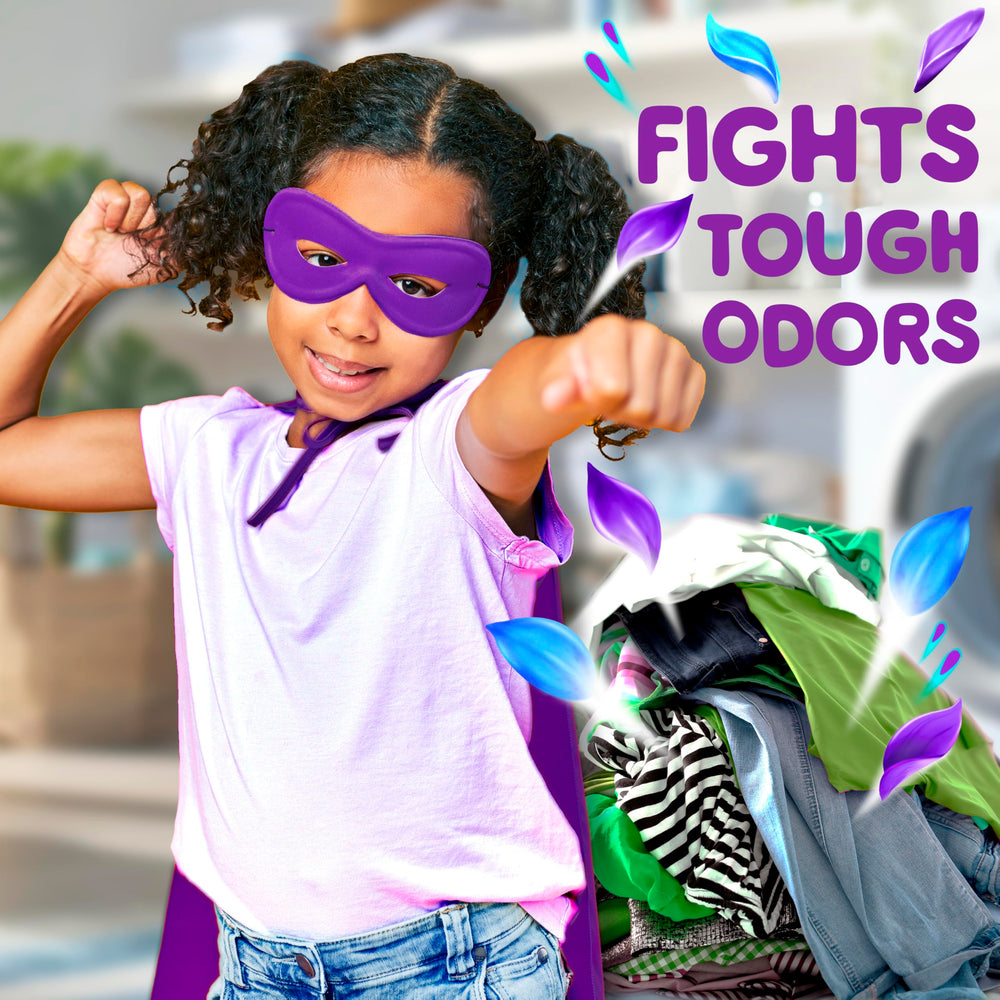 Packaging of Gain Odor Defense with Super Fresh Blast label
