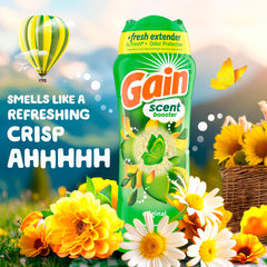Gain Original Scent close-up packaging boosts scent in every wash