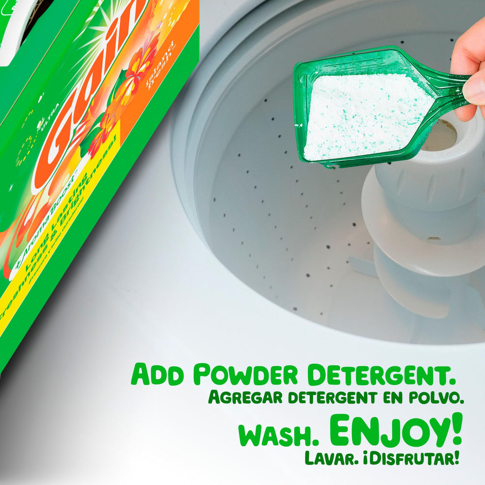 Gain Hawaiian Aloha HE icon confirms compatibility with high efficiency washers