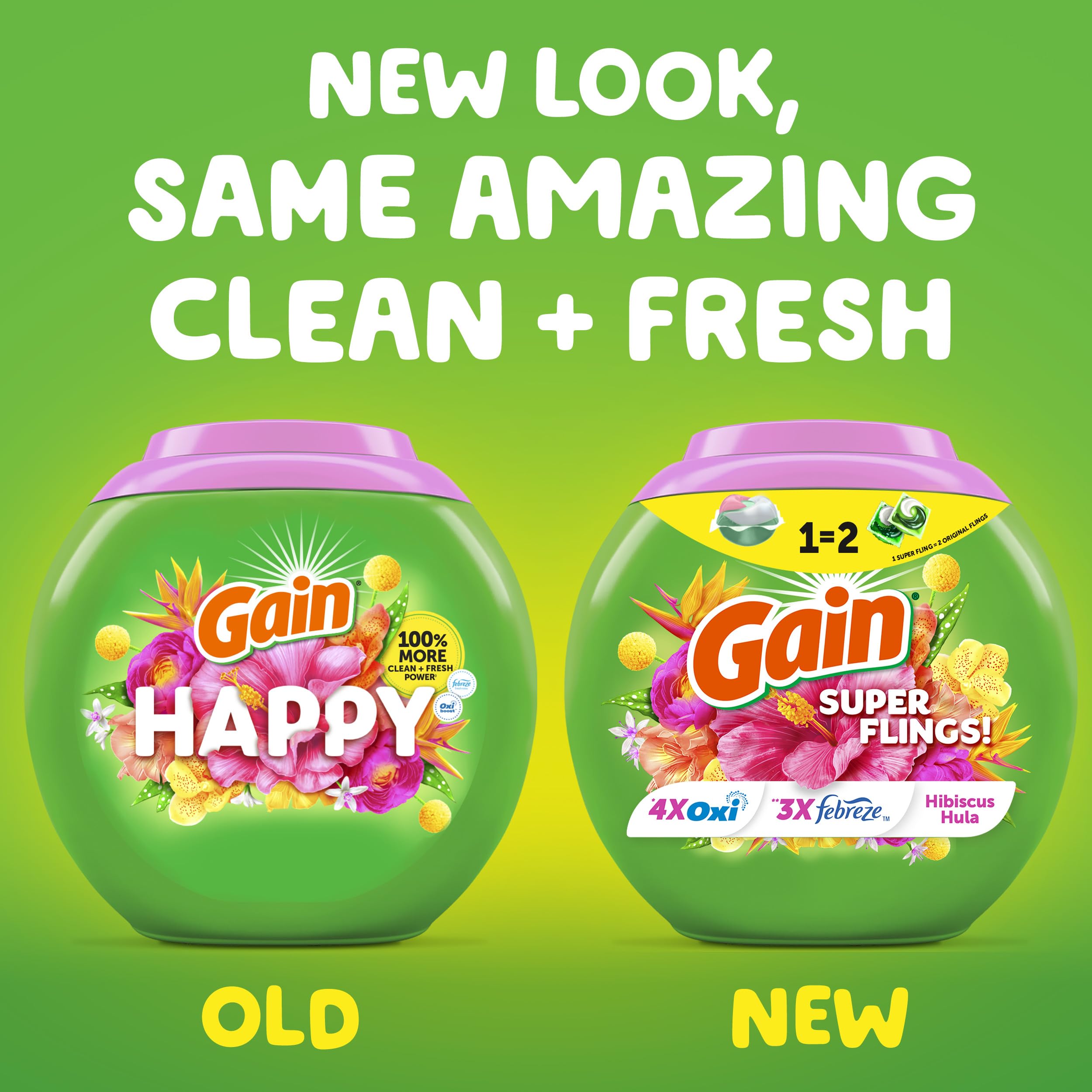 Gain Super Flings leave fresh clothes after wash