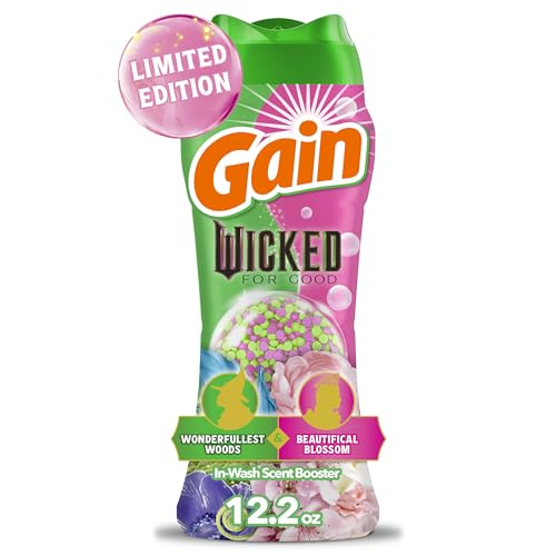 Vanilla-musk accent note imagery from Gain Wicked scent booster.