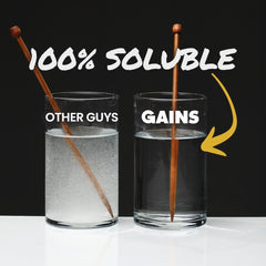 GAINS IN BULK creatine monohydrate with zero bloat and quick absorption