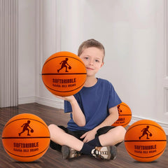 GalaHub Silent Basketball close-up highlights soft-touch foam