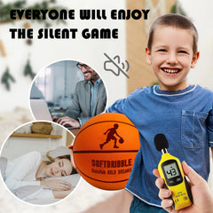 GalaHub soft foam indoor basketball highlighting quiet practice
