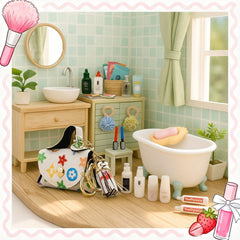GALAOMA dollhouse toothpaste tube enhances detail in dioramas.