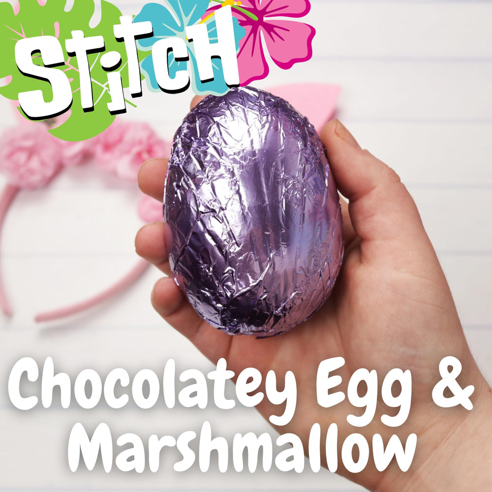 Galerie Disney-themed Easter treat with a smooth chocolate shell and soft marshmallow center.