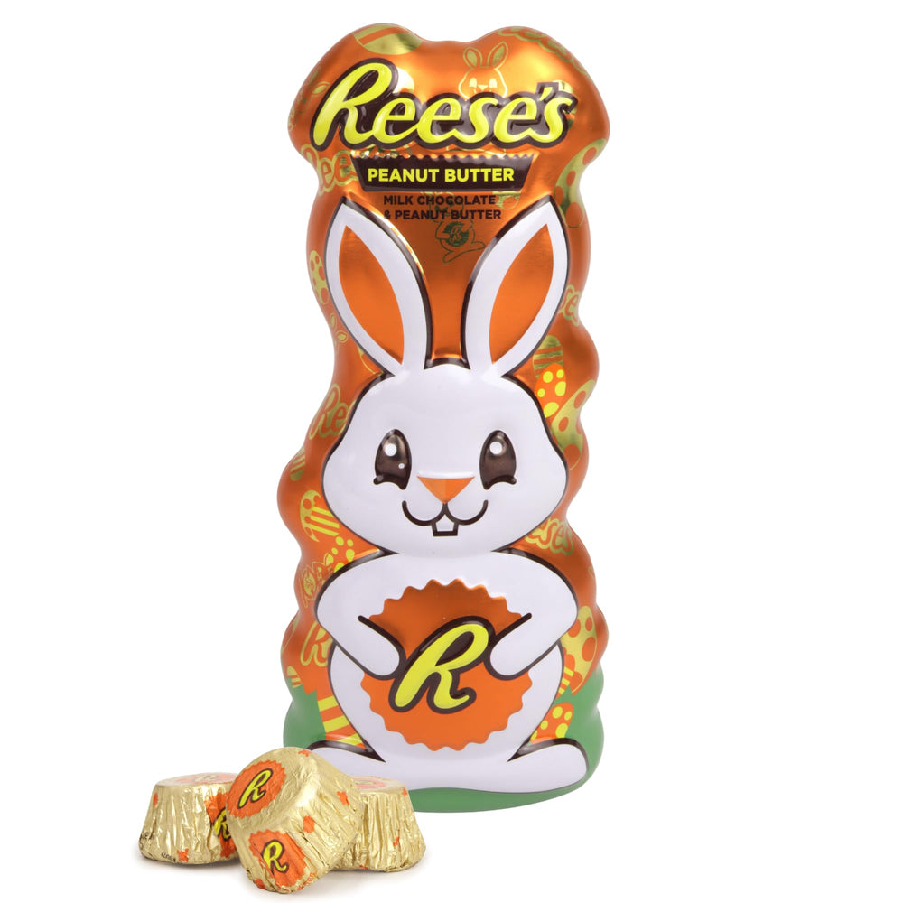 Galerie Reese's Easter Bunny Tin packaging showcases festive design for gifting